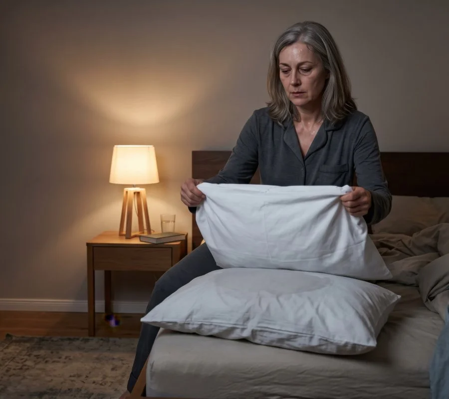 Physician discussing perimenopause and menopause care with a patient.